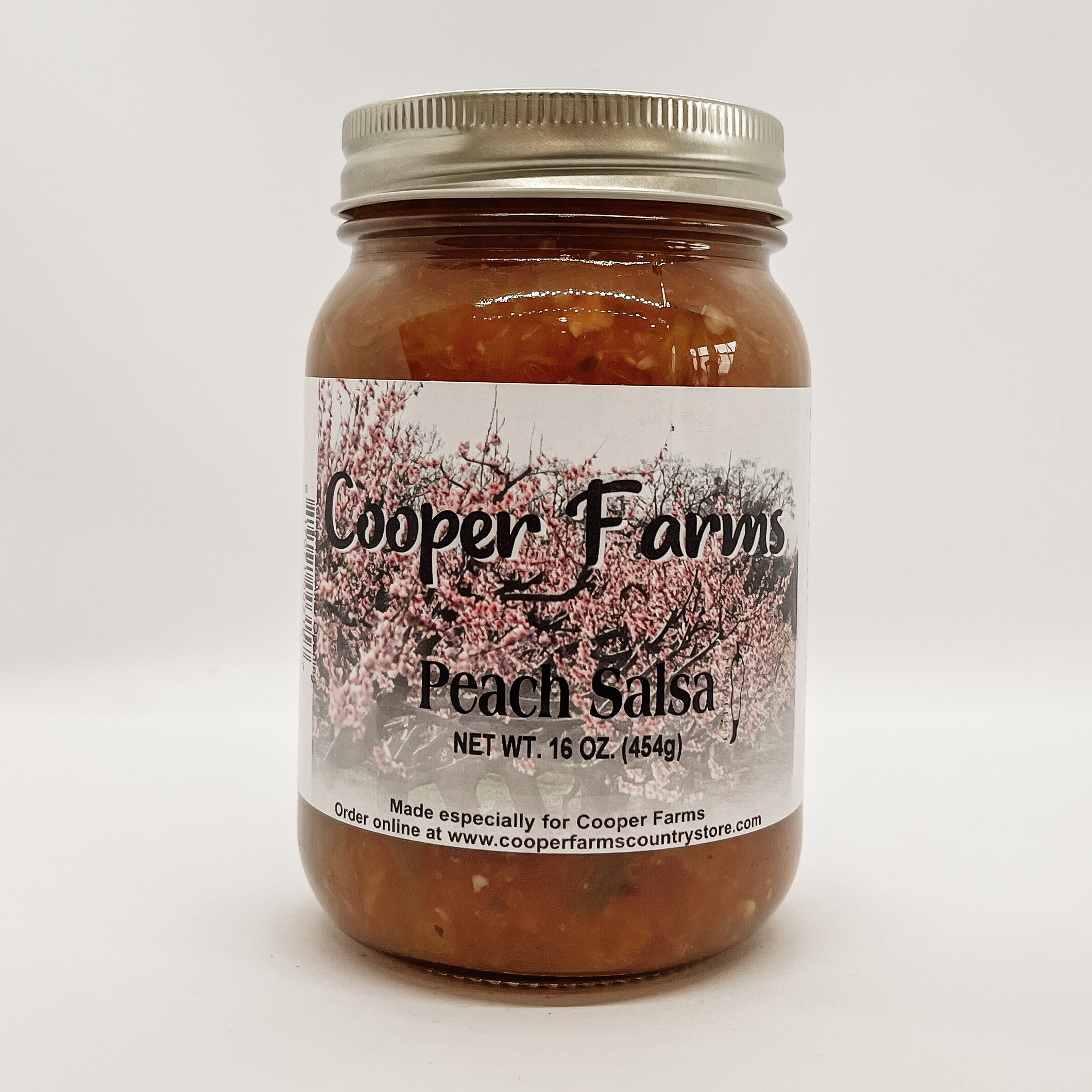 Peach Salsa (CHUNKY- 16 ounce jar) *DISCONTINUING*